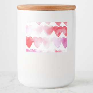 Etiquetas de produto de aquarela