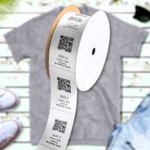 Etiquetas de Produto de Vestuário de Código QR Per