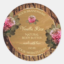 Etiquetas de Produto Floral Latido de Árvore de Ma