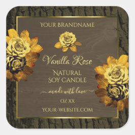 Etiquetas de produto para grão de Latido castanho-