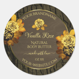 Etiquetas de produto para grão de Latido castanho-