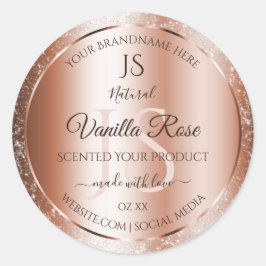 Etiquetas de produto para inicializações Douradas