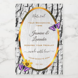 Etiquetas de produto para Latido de árvores de mad