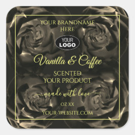 Etiquetas de produto para Rosas castanho-escuro Fl