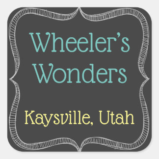 Etiquetas de quadro personalizado