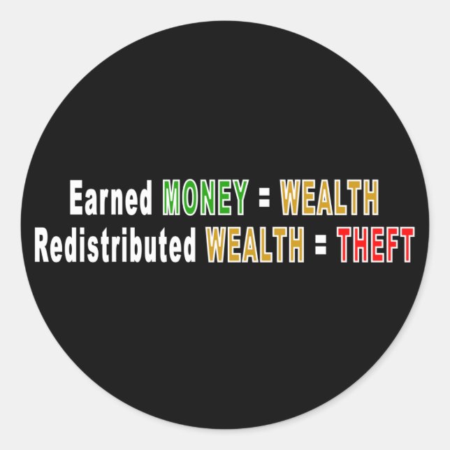 Etiquetas de Riqueza Redistribuídas (Frente)