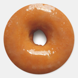 Etiquetas de rosquinha redondas