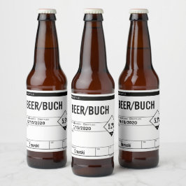 Etiquetas de Rótulo Genéricas para Cerveja Editáve