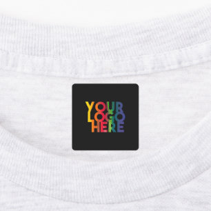 Etiquetas de roupas para o logotipo preto simples