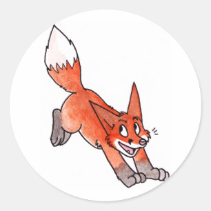 Etiquetas de salto do Fox
