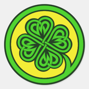 Etiquetas de Shamrock tribal