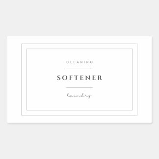 Etiquetas de solvente para lavagem de roupa