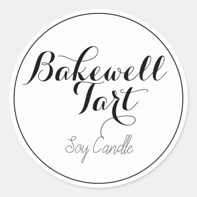 Etiquetas de Soy Candle (Frente)