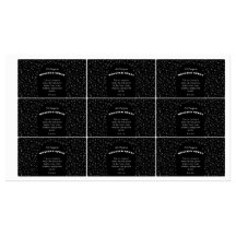 Etiquetas de Spray de Monstro Preto Personalizado