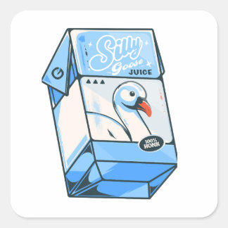Etiquetas de suco de ganso bobo