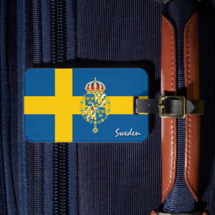 Etiquetas de suecia, Bandeira Sueca Patriótica