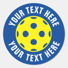 Etiquetas de tênis para piceball redondo personali