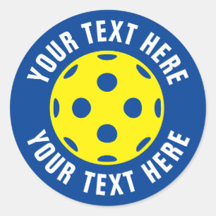 Etiquetas de tênis para picles redondos personali