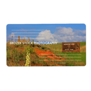 Etiquetas de transporte do parque estadual do