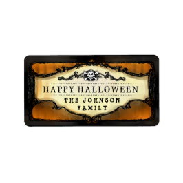 Etiquetas de Tratamento Personalizadas de Laranja 