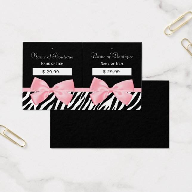 Etiquetas De Travamento De Impressão Chic Zebra -  (Escritótio)