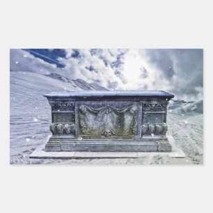 Etiquetas de tumba gótica