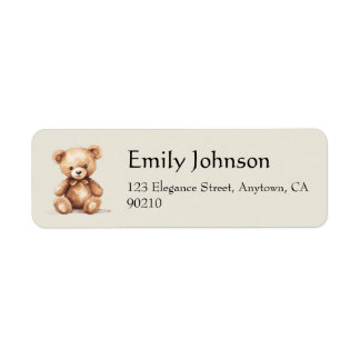 Etiquetas de Urso Teddy Fofo