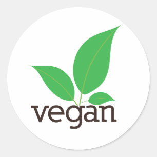 Etiquetas de Vegan Sticker