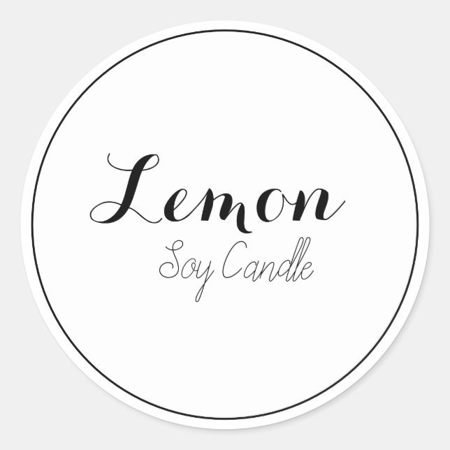 Etiquetas de velas (Frente)