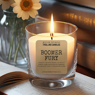 Etiquetas de Velas Humor Boomer