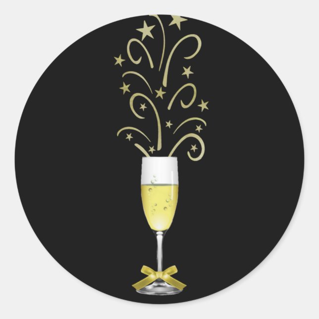 Etiquetas de véspera de ano novo (Frente)