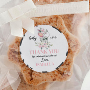 Etiquetas de Vestido de Aniversário da Santa Vaca