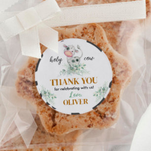 Etiquetas de Vestido de Aniversário da Santa Vaca