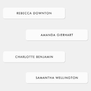 Etiquetas de Vestuário do Nome Monograma Personali