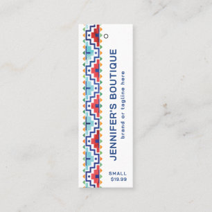 Etiquetas de Vestuário Etiqueta de Preço Tribal pa