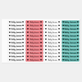 Etiquetas de vestuário, etiquetas de creche para c