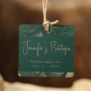 Etiquetas de Vestuário Pequenas Empresas Floral Do