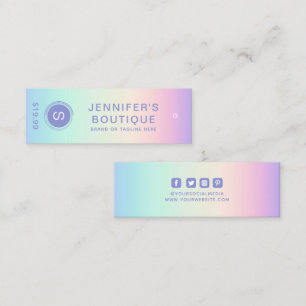 Etiquetas de Vestuário Pequenas Empresas Iridescen
