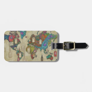 Etiquetas de Viagem acrílico duráveis