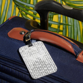 Etiquetas de Viagem Travadas na Grade