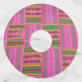 Etiquetas de vidro de Impressão africano