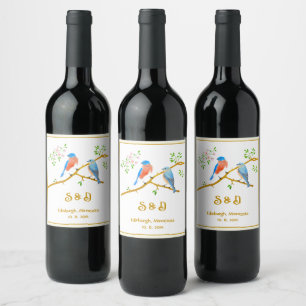 Etiquetas de Vinho Casamento Branco dos Azulejos