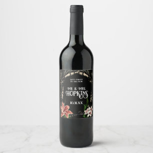 Etiquetas de Vinho de Casamento Personalizado Escu