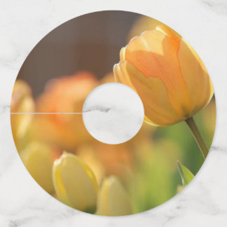 etiquetas de vinho floral