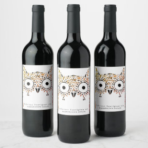 Etiquetas de Vinho Personalizadas de Arte Útil