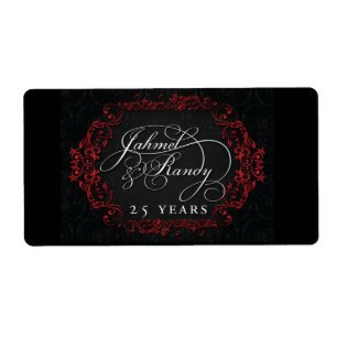 Etiquetas de vinho personalizadas para o aniversár