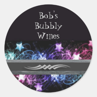 Etiquetas de vinhos espinhosos de Bob