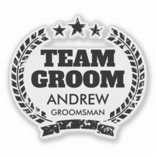 Etiquetas de vinil para grupos personalizados para
