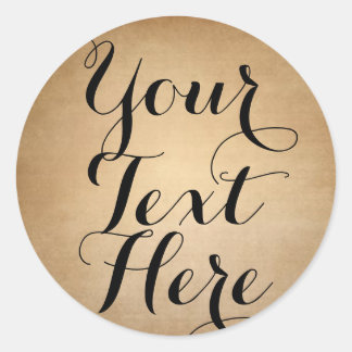 Etiquetas de vintagem personalizáveis