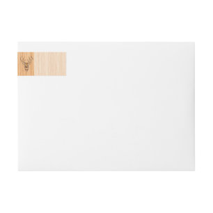 Etiquetas Decoração de Grãos de Madeira de Cabelo Branco